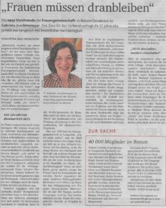 „Frauen müssen dranbleiben“ (zum Vergrößern hier klicken)