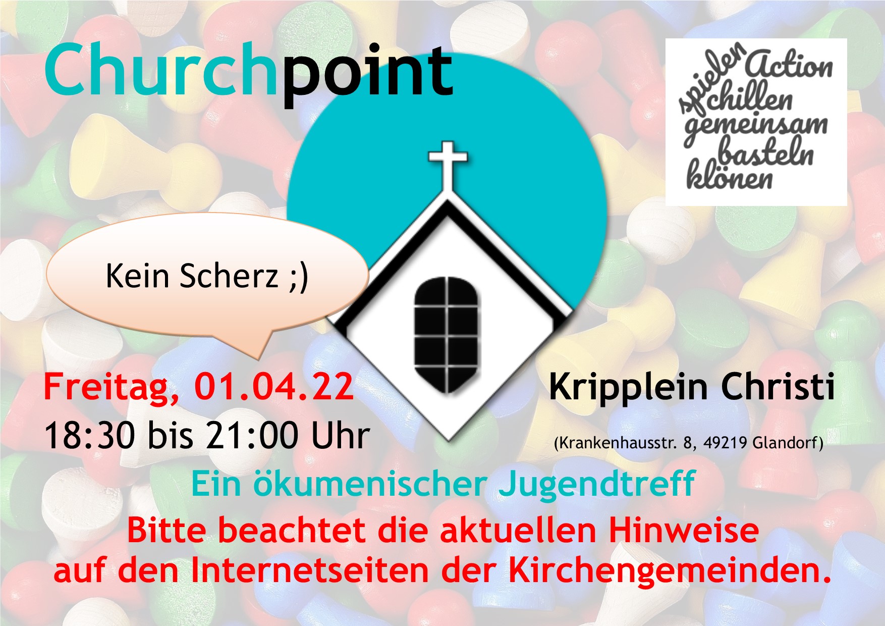 Nächster Churchpoint am 01. April