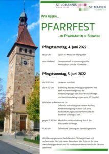 Herzlich Willkommen zum Pfarrfest