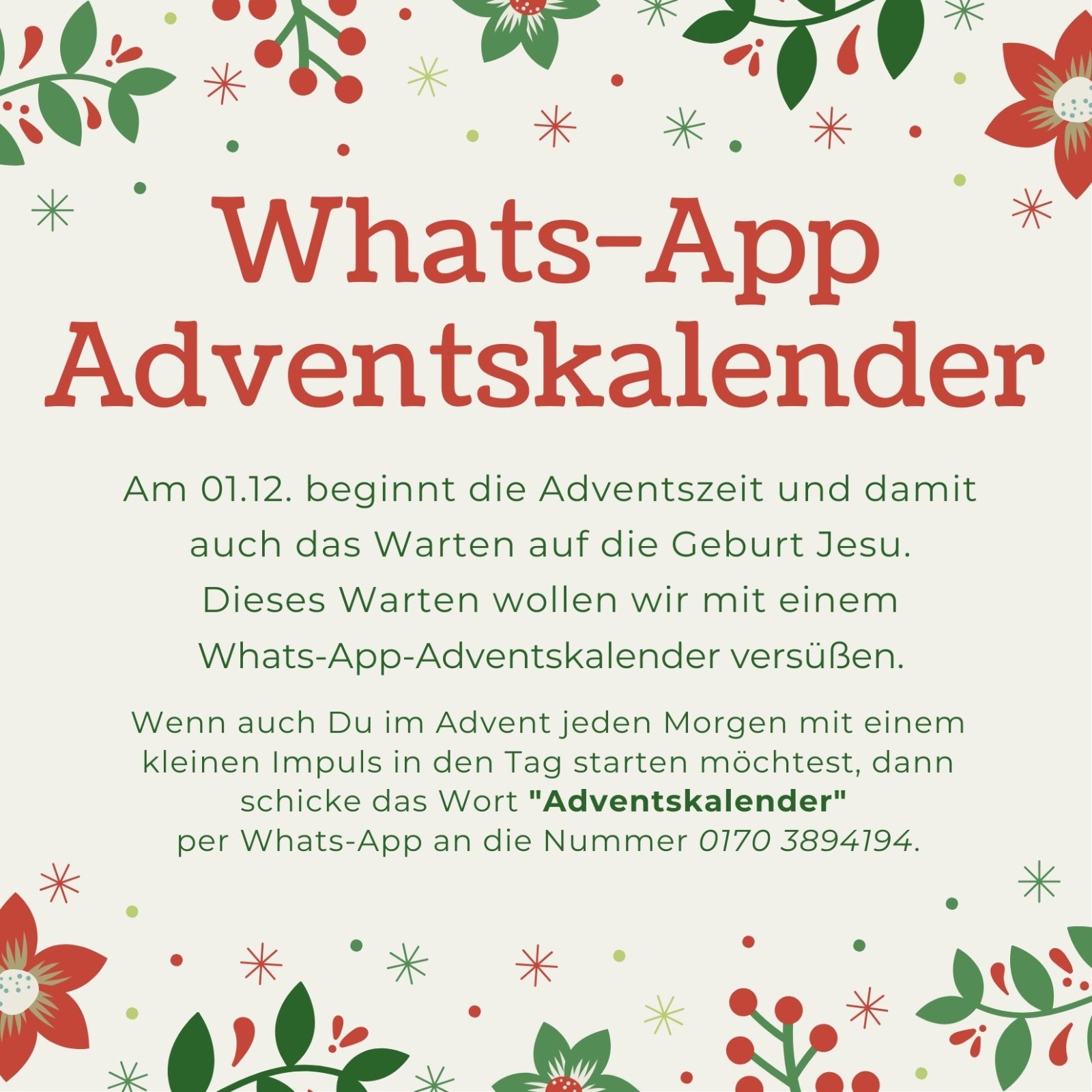 Digitaler Adventskalender