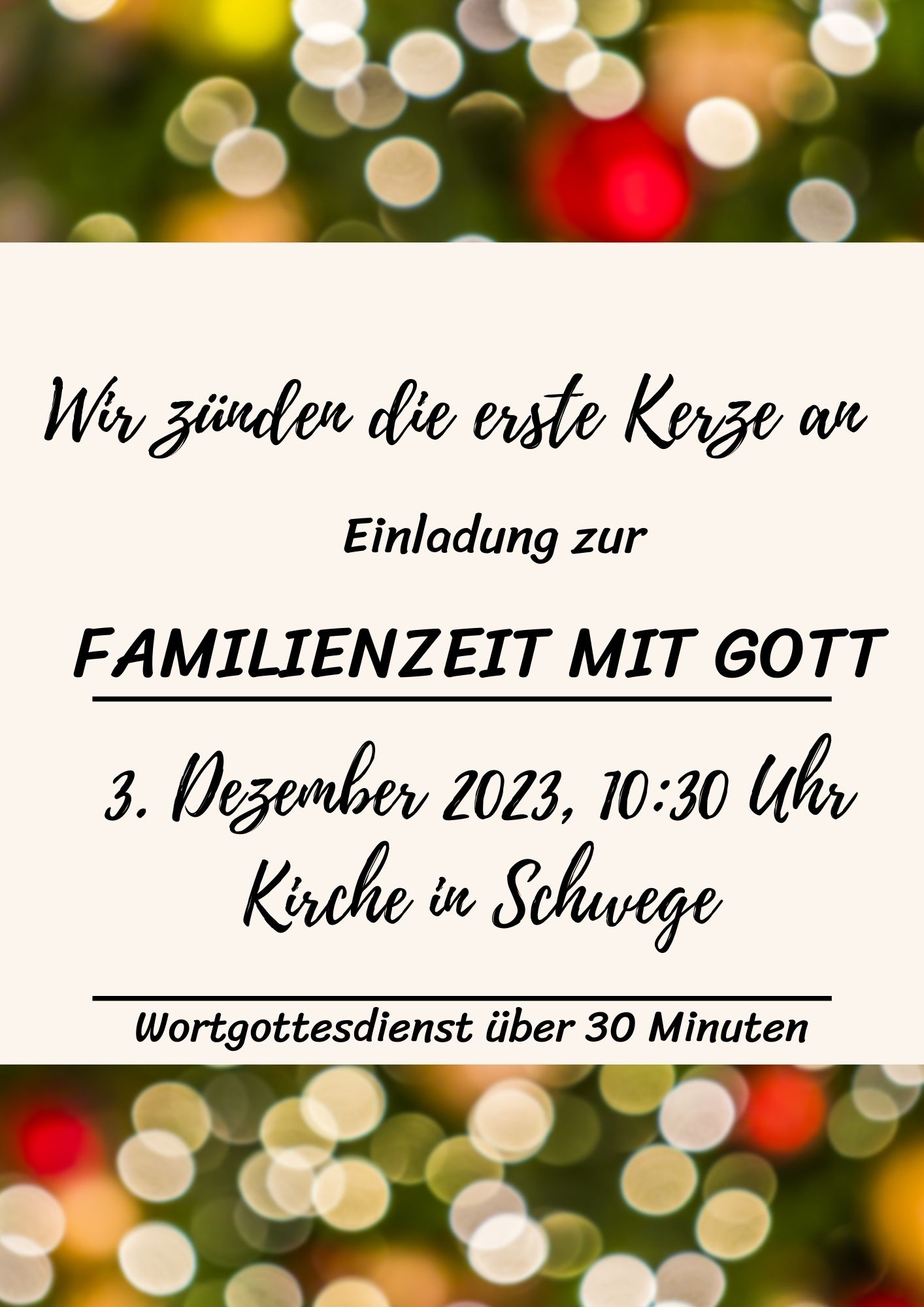 Familienzeit mit Gott