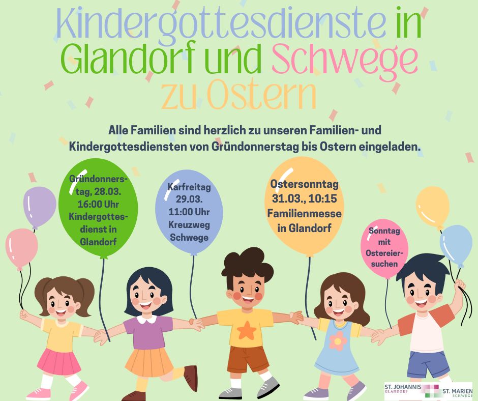 Kindergottesdienste zu Ostern