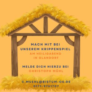 Mach mit beim Krippenspiel in Glandorf