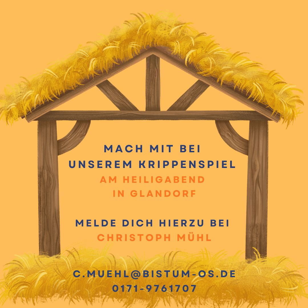 Mach mit beim Krippenspiel in Glandorf