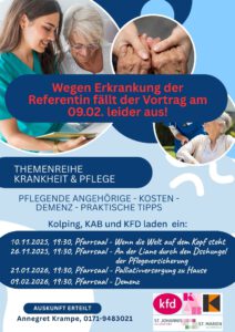 Themenreihe Krankheit und Pflege
