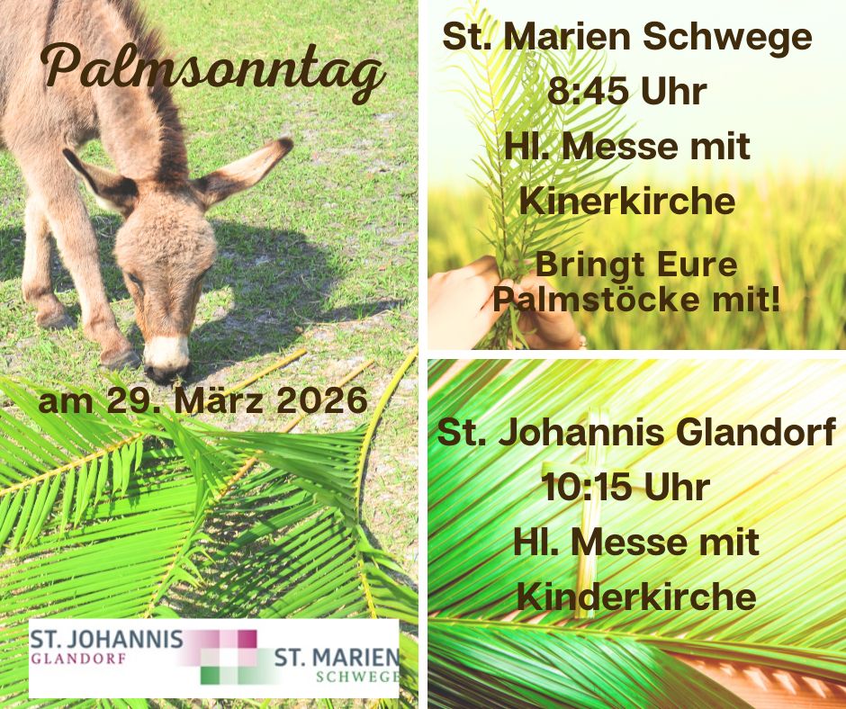 Kindergottesdienste zu Palmsonntag
