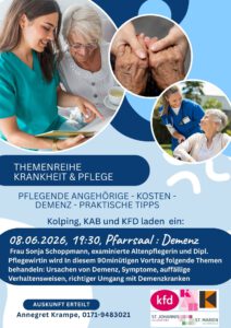 Vortrag zum Thema Demenz