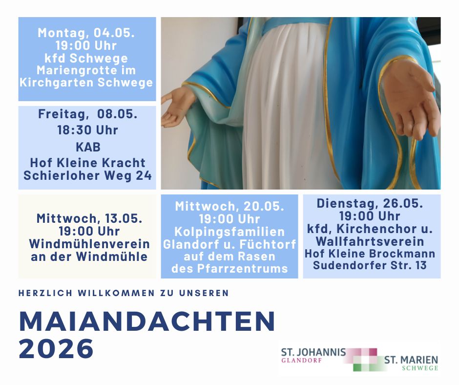 Maiandachten 2026