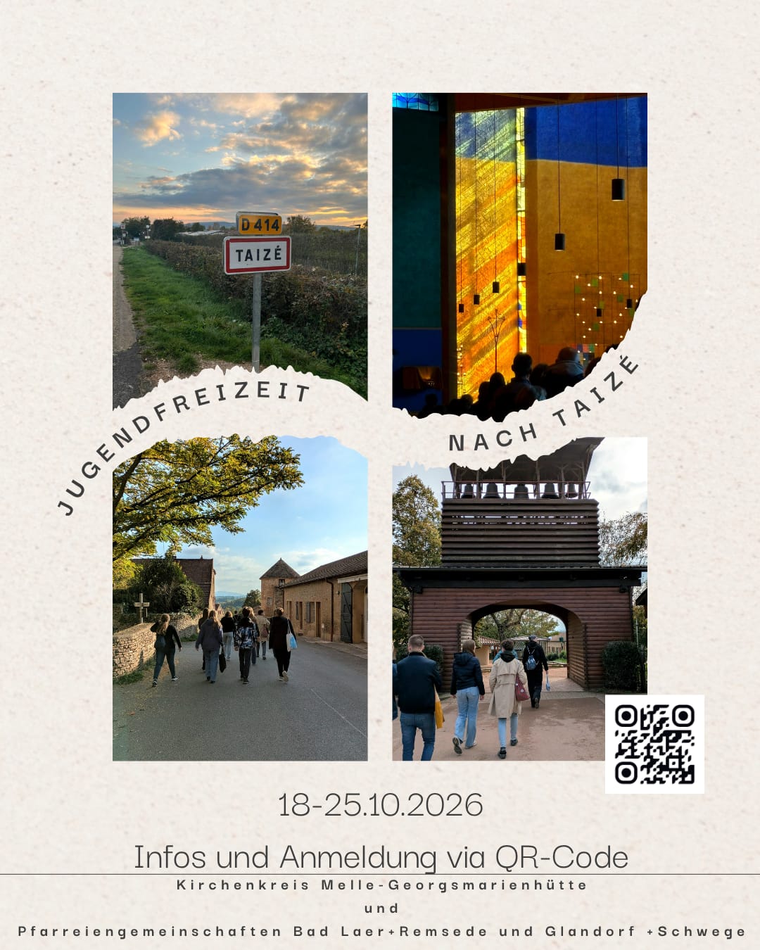 Taizé-Fahrt für Jugendliche und junge Erwachsene