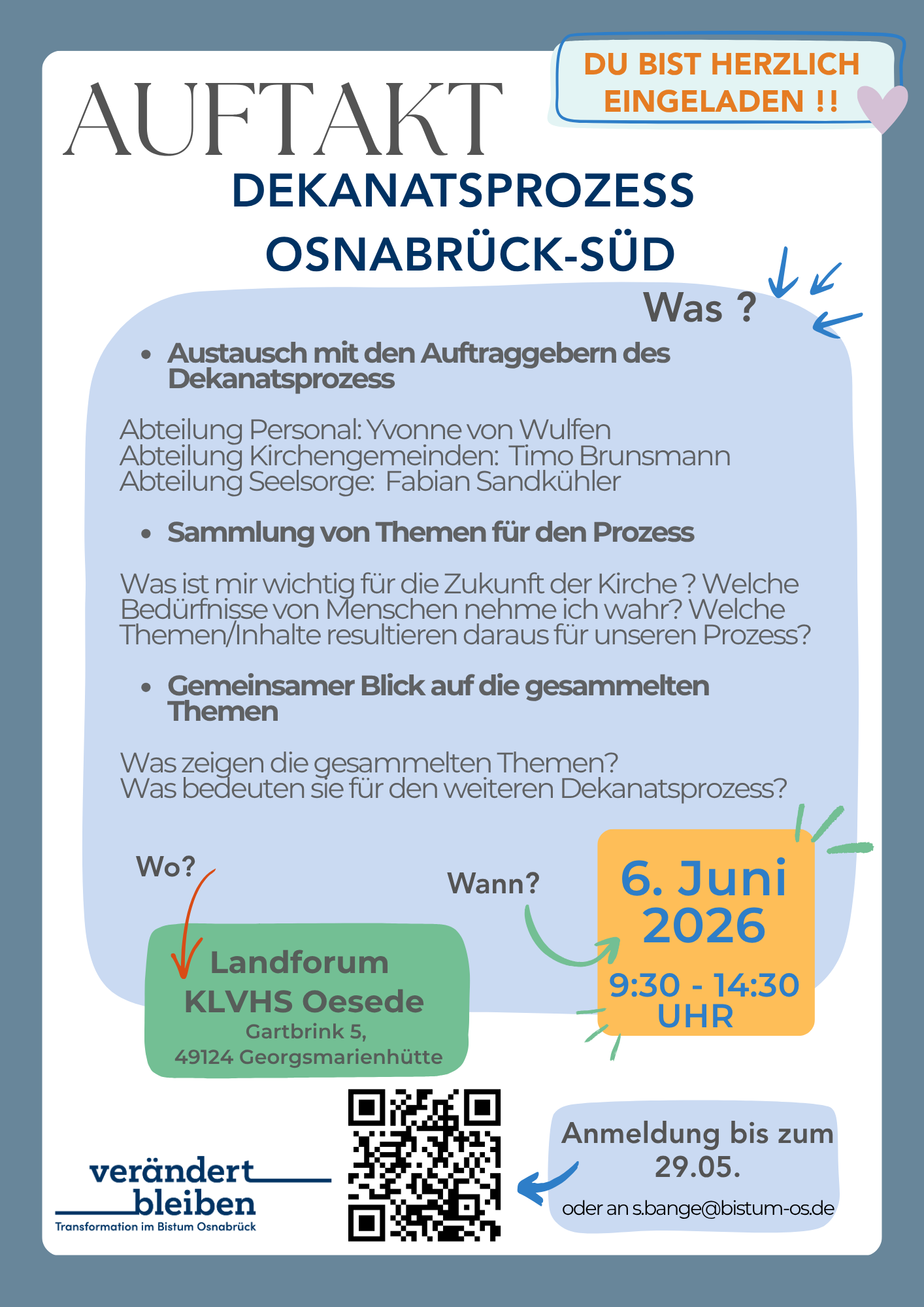 Dekanatsprozess im Dekanat Osnabrück-Süd
