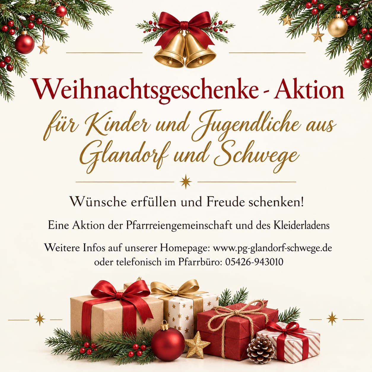 Weihnachtsgeschenke Aktion